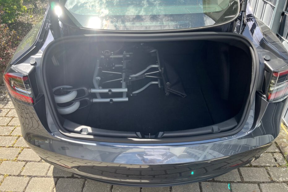 loading of wheelchair into the trunk